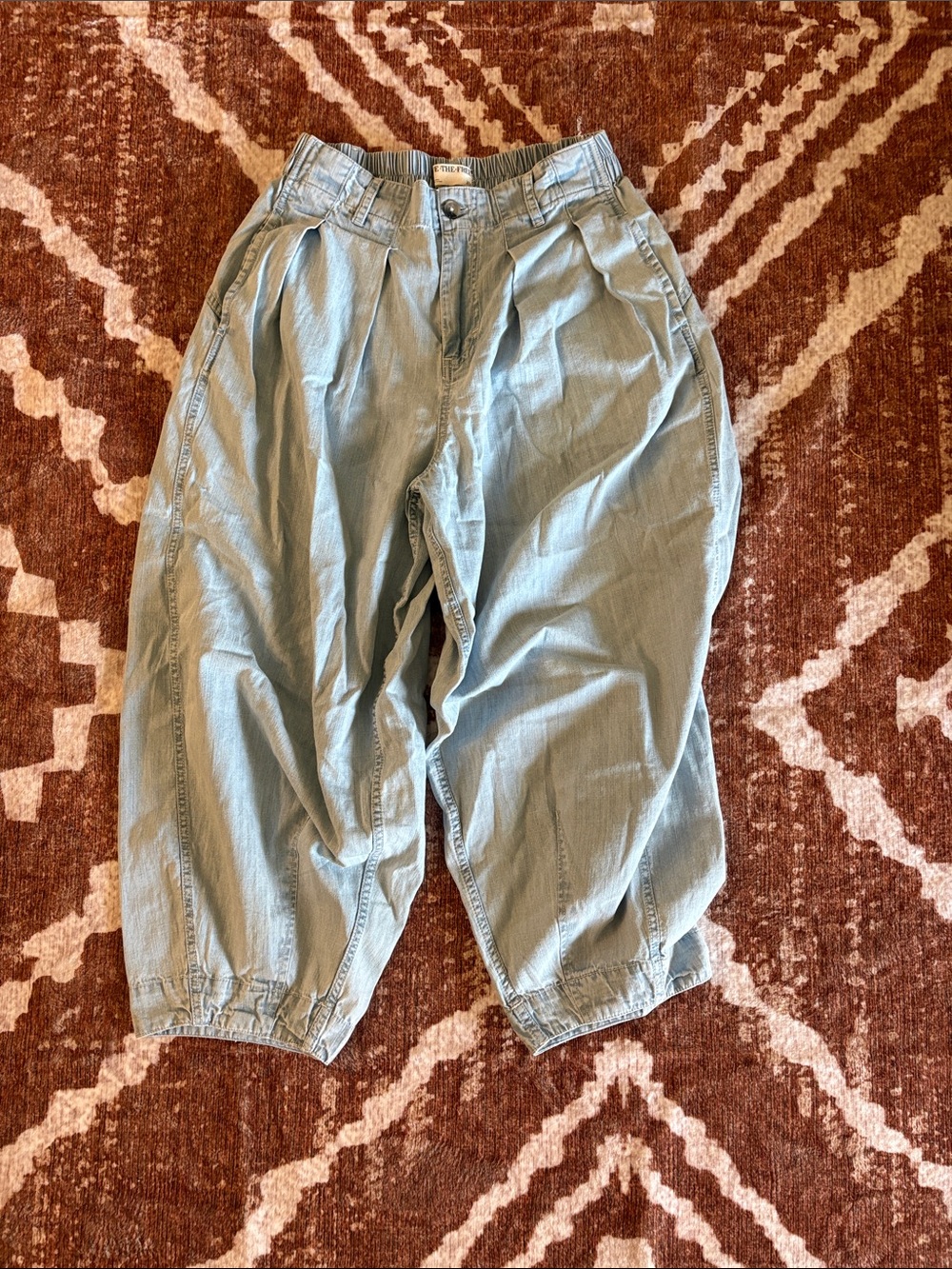 We The Free Light Blue Elastic Hem Kids Jeans